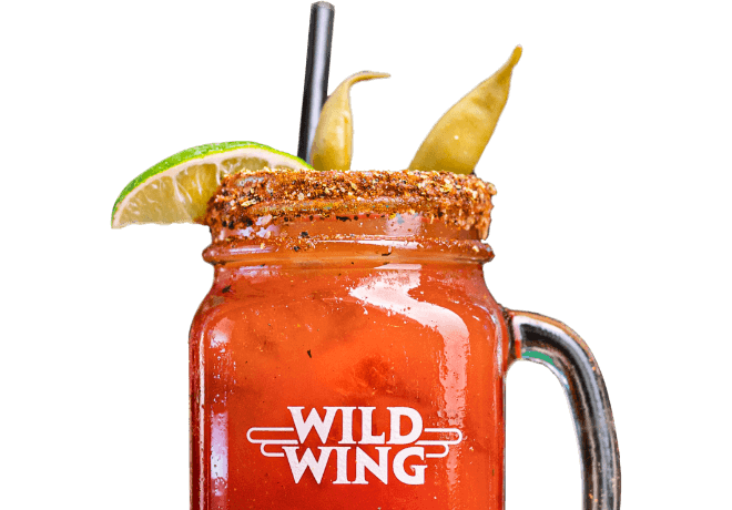 Caesar with garnish